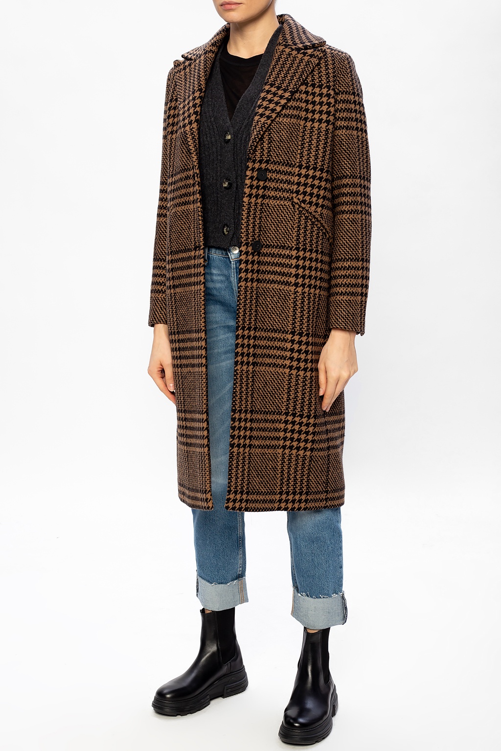 AllSaints 'Jette' tweed coat